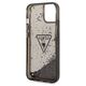 Original Case IPHONE 14 Guess Hardcase Liquid Glitter Palm Collection (GUHCP14SLFCTPK) black 3666339064648
