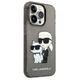 Original Case IPHONE 14 PRO Karl Lagerfeld Hardcase IML GLIT NFT Karl&Choupette (KLHCP14LHNKCTGK) black 3666339087227