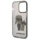 Original Case IPHONE 14 PRO Karl Lagerfeld Hardcase IML GLIT NFT Karl&Choupette (KLHCP14LHNKCTGK) black 3666339087227