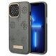 Original Case IPHONE 13 PRO Guess Hardcase Peony Logo Plate MagSafe (GUHMP13LSAPSTG) gray 3666339056797