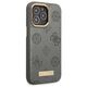 Original Case IPHONE 13 PRO Guess Hardcase Peony Logo Plate MagSafe (GUHMP13LSAPSTG) gray 3666339056797