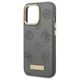 Original Case IPHONE 13 PRO Guess Hardcase Peony Logo Plate MagSafe (GUHMP13LSAPSTG) gray 3666339056797