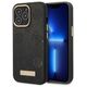 Original Case IPHONE 13 PRO Guess Hardcase Peony Logo Plate MagSafe (GUHMP13LSAPSTK) black 3666339056674