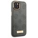 Original Case IPHONE 13 Guess Hardcase Peony Logo Plate MagSafe (GUHMP13MSAPSTG) gray 3666339056780