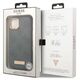 Original Case IPHONE 13 Guess Hardcase Peony Logo Plate MagSafe (GUHMP13MSAPSTG) gray 3666339056780