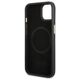 Original Case IPHONE 13 Guess Hardcase Peony Logo Plate MagSafe (GUHMP13MSAPSTK) black 3666339056667
