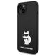 Case IPHONE 14 PLUS Karl Lagerfeld Hardcase Silicone Choupette (KLHCP14MSNCHBCK) black 3666339086732
