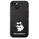Case IPHONE 14 PLUS Karl Lagerfeld Hardcase Silicone Choupette (KLHCP14MSNCHBCK) black 3666339086732