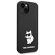 Case IPHONE 14 PLUS Karl Lagerfeld Hardcase Silicone Choupette (KLHCP14MSNCHBCK) black 3666339086732