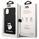 Case IPHONE 14 PLUS Karl Lagerfeld Hardcase Silicone Choupette (KLHCP14MSNCHBCK) black 3666339086732