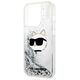 Original Case IPHONE 14 PRO Karl Lagerfeld Hardcase Glitter Choupette Head (KLHCP14LLNCHCS) silver 3666339086947