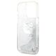 Original Case IPHONE 14 PRO Karl Lagerfeld Hardcase Glitter Choupette Head (KLHCP14LLNCHCS) silver 3666339086947