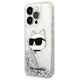 Original Case IPHONE 14 PRO MAX Karl Lagerfeld Hardcase Glitter Choupette Patch (KLHCP14XLNCHCS) silver 3666339086954