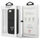 Original Case IPHONE SE 2022 / SE 2020 / 7 / 8 Guess Hardcase Saffiano Triangle Logo Cardslot black 3666339050177
