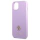 Original Case IPHONE 13 MINI Guess Hardcase Saffiano 4G Small Metal Logo purple 3666339048044
