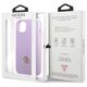 Original Case IPHONE 13 MINI Guess Hardcase Saffiano 4G Small Metal Logo purple 3666339048044