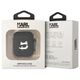 Case APPLE AIRPODS Karl Lagerfeld Silicone Choupette Head 3D black 3666339087890