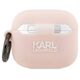 Case APPLE AIRPODS 3 Karl Lagerfeld Silicone Karl Head 3D light pink 3666339087883