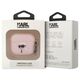 Case APPLE AIRPODS 3 Karl Lagerfeld Silicone Karl Head 3D light pink 3666339087883