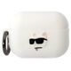 Case APPLE AIRPODS PRO 2 Karl Lagerfeld Silicone Choupette Head 3D white 3666339099275