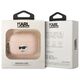 Case APPLE AIRPODS PRO 2 Karl Lagerfeld Silicone Choupette Head 3D light pink 3666339099282