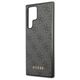 Original Case SAMSUNG GALAXY S23 ULTRA Guess Hard Case 4G Metal Gold Logo (GUHCS23LG4GFGR) gray 3666339116972