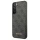 Original Case SAMSUNG GALAXY S23 Guess Hard Case 4G Metal Gold Logo (GUHCS23SG4GFGR) gray 3666339116958