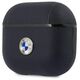 Original Case APPLE AIRPODS PRO 2 BMW Cover Geniune Leather Silver Logo (BMAP2SSLBK) black 3666339112295