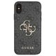 Original Case IPHONE X / XS Guess Hardcase 4G Big Metal Logo (GUHCPX4GMGGR) gray 3666339118914