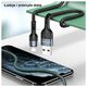 Cable 2A 1m USB - Lightning Usams U55 SJ448USB01 (US-SJ448) black 6958444912509