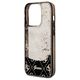 Original Case IPHONE 14 PRO Guess Hardcase Liquid Glitter 4G Transculent (GUHCP14LLC4PSGK) black 3666339116217