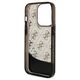 Original Case IPHONE 14 PRO Guess Hardcase Liquid Glitter 4G Transculent (GUHCP14LLC4PSGK) black 3666339116217