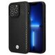 Original Case IPHONE 14 PRO BMW Leather Diamond Pattern MagSafe (BMHMP14L22RFGK) black 3666339089009
