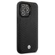 Original Case IPHONE 14 PRO BMW Leather Diamond Pattern MagSafe (BMHMP14L22RFGK) black 3666339089009