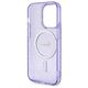 Original Case IPHONE 14 PRO Guess Hardcase Glitter Gold MagSafe (GUHMP14LHCMCGU) purple 3666339125684