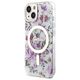 Original Case IPHONE 14 PLUS Guess Hardcase Flower MagSafe (GUHMP14MHCFWST) transparent 3666339115647