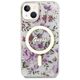 Original Case IPHONE 14 PLUS Guess Hardcase Flower MagSafe (GUHMP14MHCFWST) transparent 3666339115647