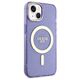 Original Case IPHONE 14 PLUS Guess Hardcase Glitter Gold MagSafe (GUHMP14MHCMCGU) purple 3666339125677