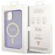 Original Case IPHONE 14 PLUS Guess Hardcase Glitter Gold MagSafe (GUHMP14MHCMCGU) purple 3666339125677