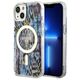 Original Case IPHONE 14 Guess Hardcase Leopard MagSafe (GUHMP14SHLEOPWB) blue 3666339115715