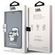 Original Case IPHONE 14 Karl Lagerfeld Bookcase Saffiano Karl & Choupette (KLBKP14SSANKCPG) silver 3666339122829