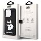 Original Case IPHONE 14 PRO MAX Karl Lagerfeld Hardcase Rubber Choupette 3D (KLHCP14X3DRKHNK) black 3666339122690