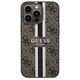 Original Case IPHONE 11 / XR Guess Hardcase 4G Printed Stripe MagSafe (GUHMN61P4RPSW) brown 3666339119713
