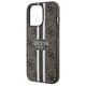 Original Case IPHONE 11 / XR Guess Hardcase 4G Printed Stripe MagSafe (GUHMN61P4RPSW) brown 3666339119713