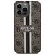 Original Case IPHONE 13 PRO MAX Guess Hardcase 4G Printed Stripe MagSafe (GUHMP13XP4RPSW) brown 3666339119768