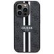 Original Case IPHONE 14 PRO Guess Hardcase 4G Printed Stripe MagSafe (GUHMP14LP4RPSK) black 3666339119690