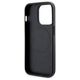 Original Case IPHONE 14 PRO Guess Hardcase 4G Printed Stripe MagSafe (GUHMP14LP4RPSK) black 3666339119690