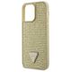 Original Case IPHONE 14 PRO MAX Guess Hardcase Rhinestone Triangle (GUHCP14XHDGTPD) gold 3666339120085