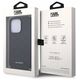 Original Case IPHONE 14 PRO Karl Lagerfeld Hardcase Saffiano Monogram Chain (KLHCP14LSACKLHPK) black 3666339122881