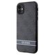 Original Case IPHONE 11 / XR Guess Hardcase 4G Stripe (GUHCN61P4SNK) grey 3666339170103